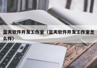 蓝天软件开发工作室（蓝天软件开发工作室怎么样）