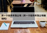 开一个软件开发公司（开一个软件开发公司赚钱吗）